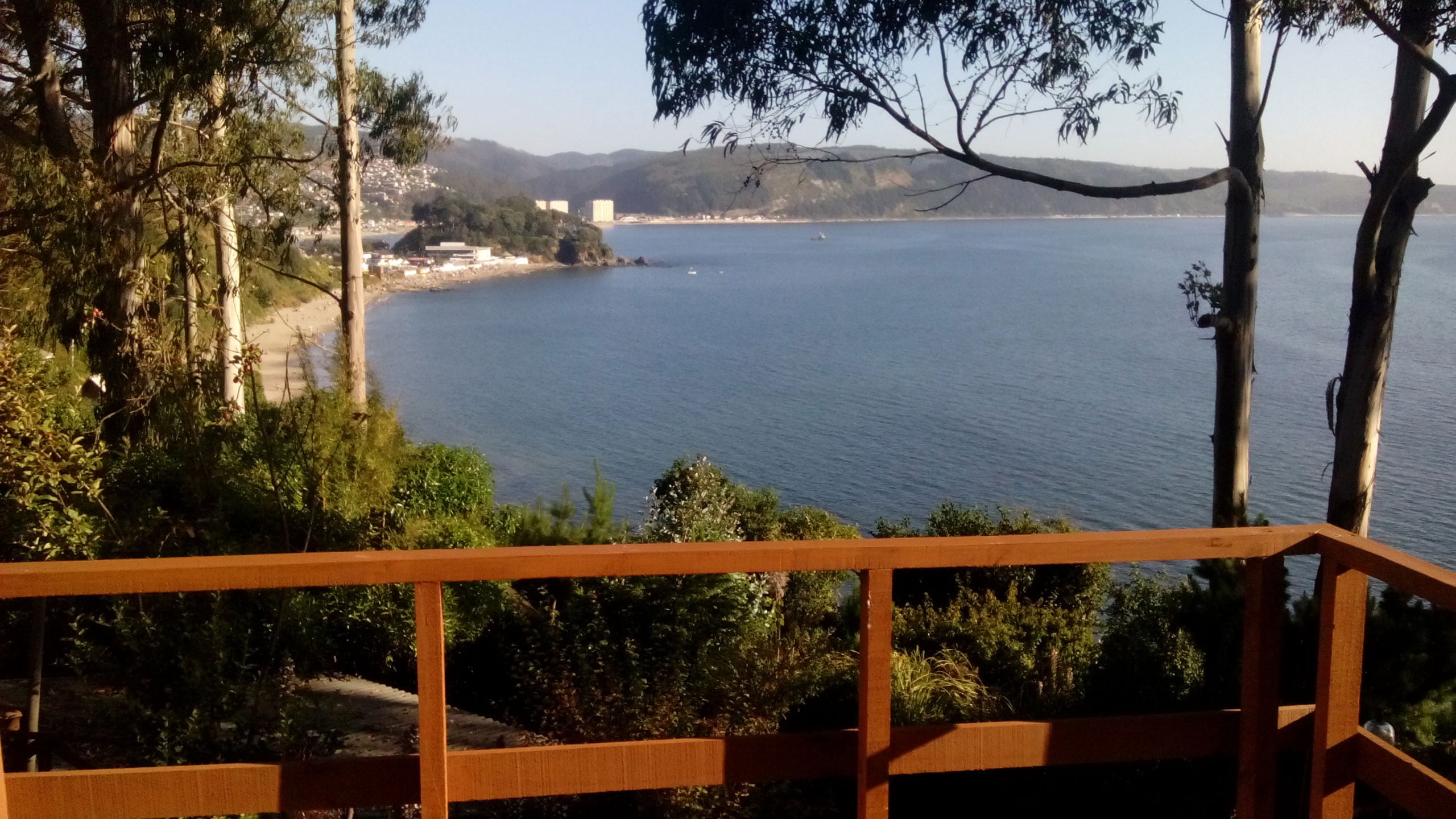 Cabañas en Tome Frente al mar con tinajas y 2 personas