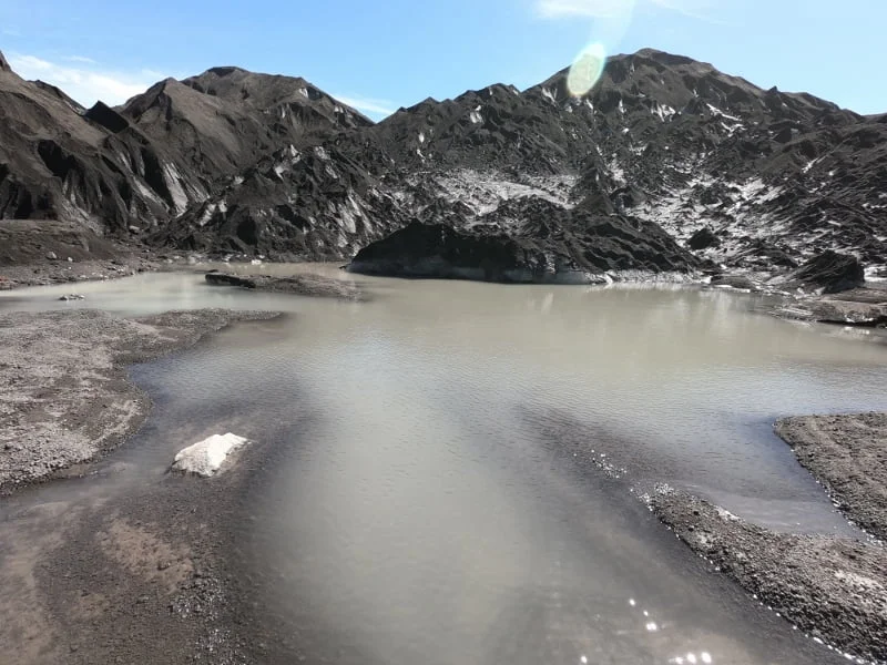 Vista amplia del valle proglaciar de Pichillancahue