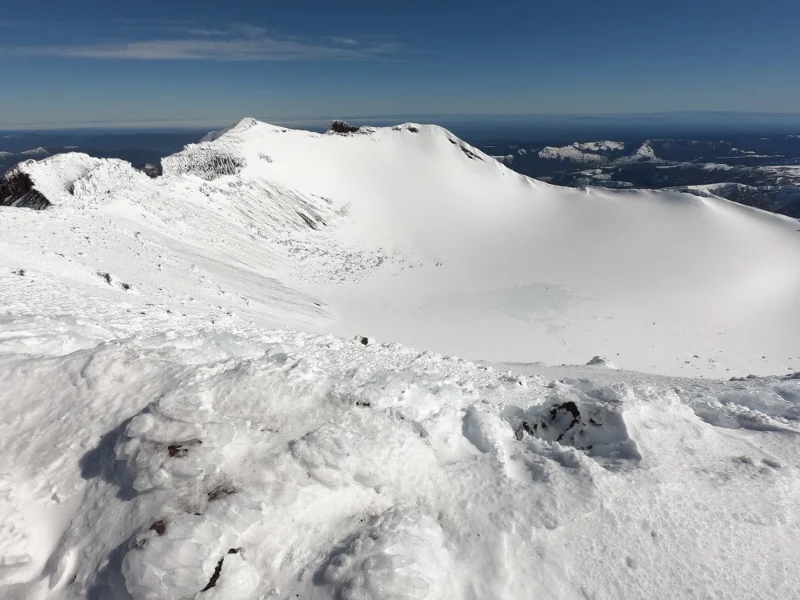 Vista de la Araucanía Andina desde la ruta del volcán Lonquimay