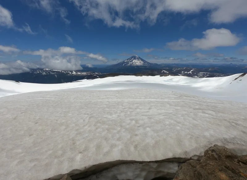 Vista del Lanín desde el Quetrupillán