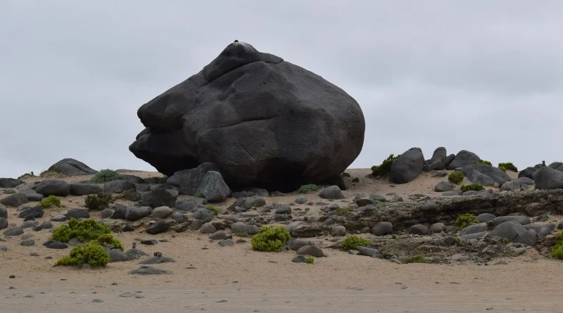 Formaciones de tafoni en el Zoológico de Piedra de Caldera