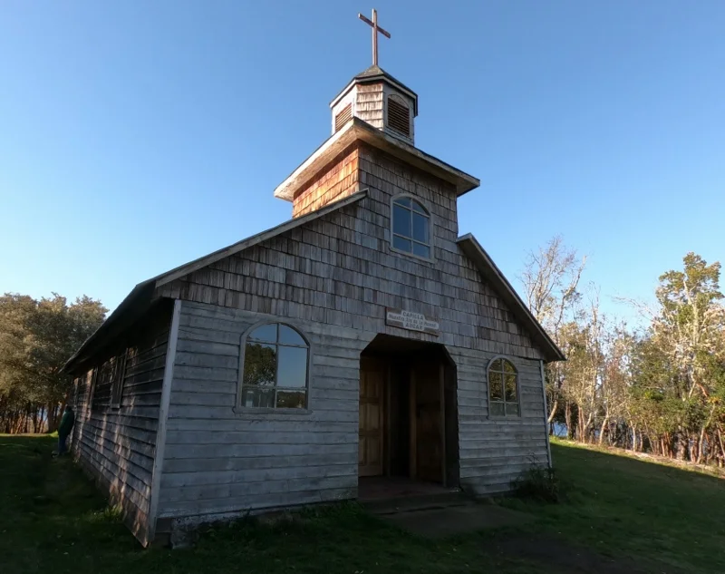 Capilla Nuestra Señora de la Merced en la Isla Aucar de Chiloé