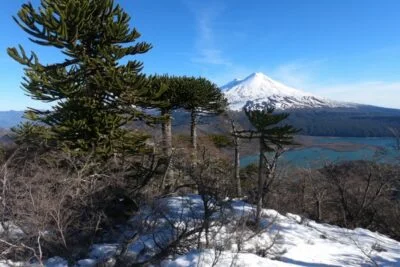 Vistas del Sendero Sierra Nevada en el Parque Nacional Conguillío