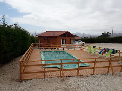 Cabañas Mirador Guanaqueros con piscina y para 4 personas