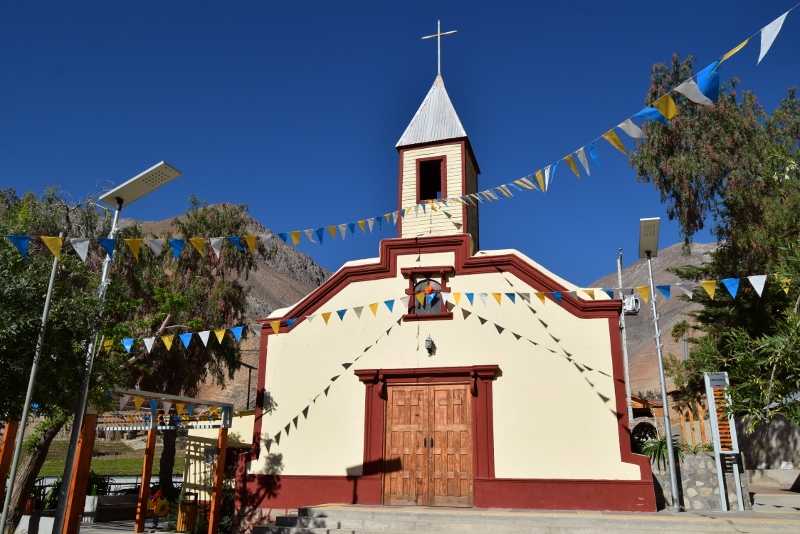 Paisaje de los pueblos interiores del Valle del Elqui