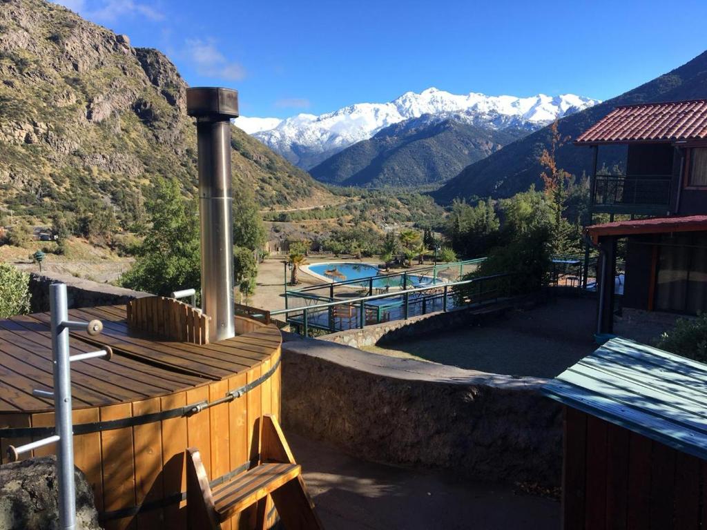 cabaña con tinaja san jose de maipo