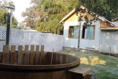 Cabaña rural con piscina en Pirque cerca de Santiago