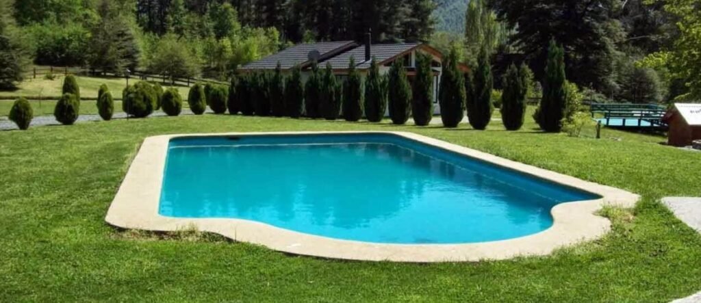 piscina de una cabaña en pucón