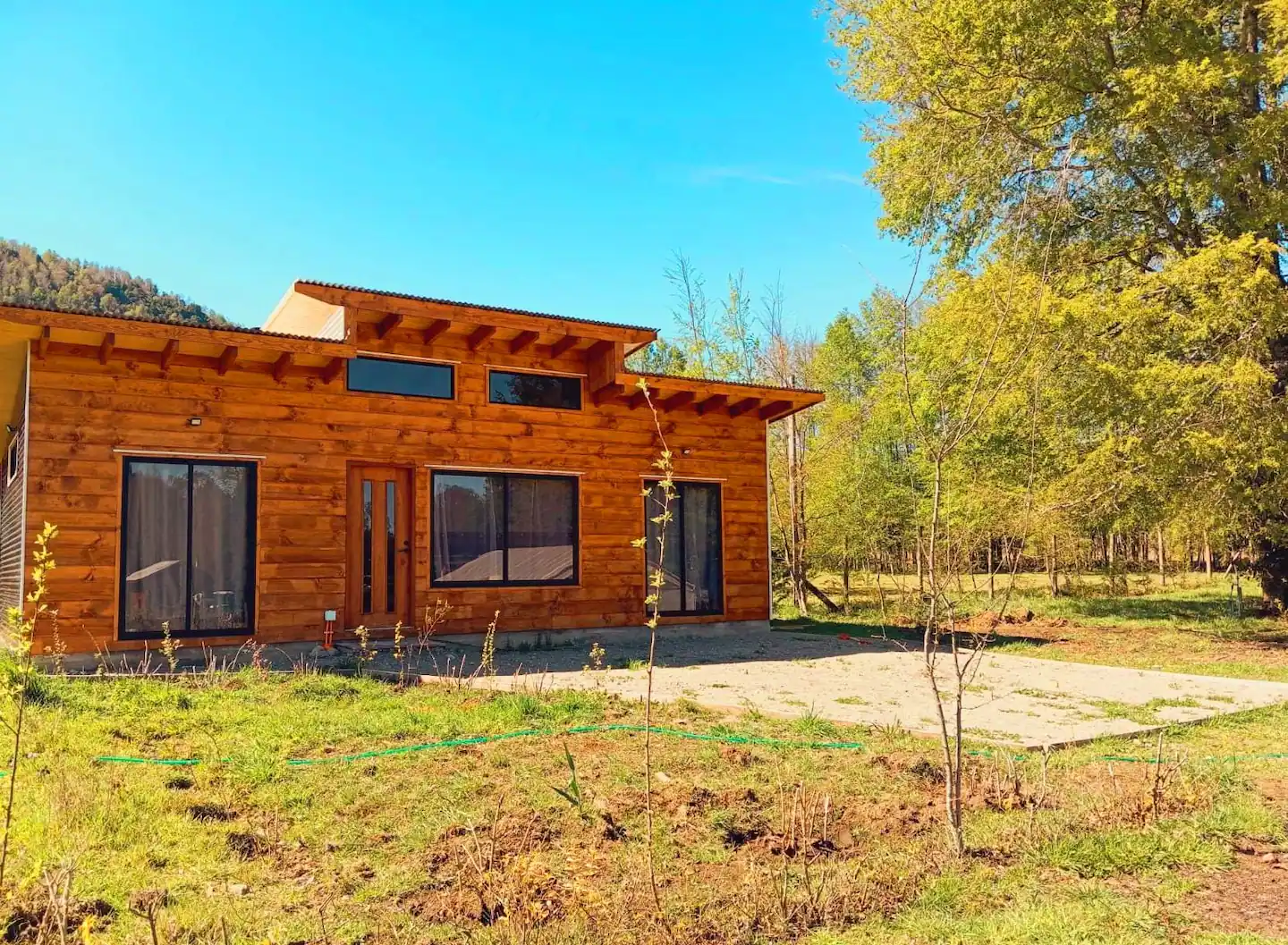 Cabaña en Huilo Huilo con Tinaja